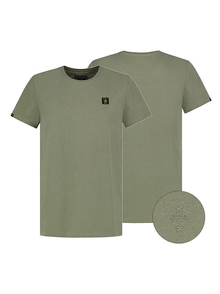 Eight2Nine Koszulka w kolorze khaki rozmiar: XL