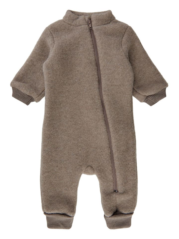 mikk-line Wełniany kombinezon w kolorze jasnobrązowym rozmiar: 80