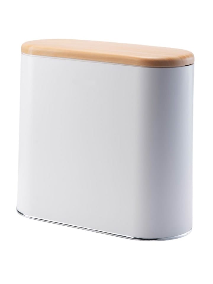 Kitchen Move Dotykowy kosz "Aldo" w kolorze biało-jasnobrązowym na śmieci - 10 l rozmiar: onesize