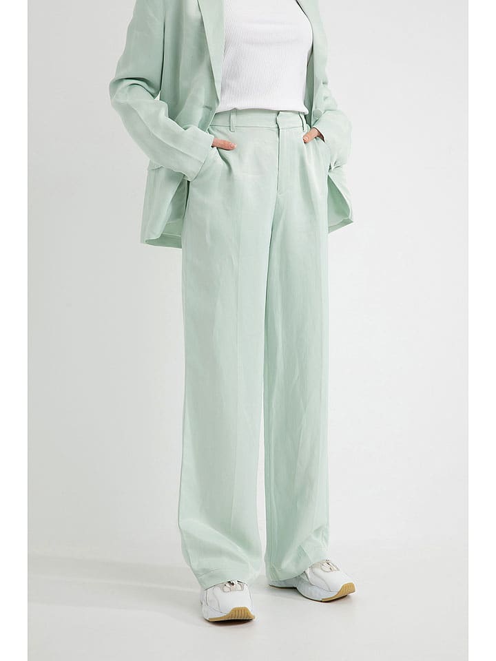 Josephine & Co Spodnie "Dorothea" w kolorze jasnozielonym rozmiar: 38