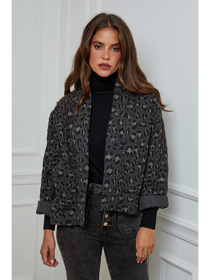 L'armoire de Suzette Kurtka przejściowa w kolorze antracytowym rozmiar: 38/40