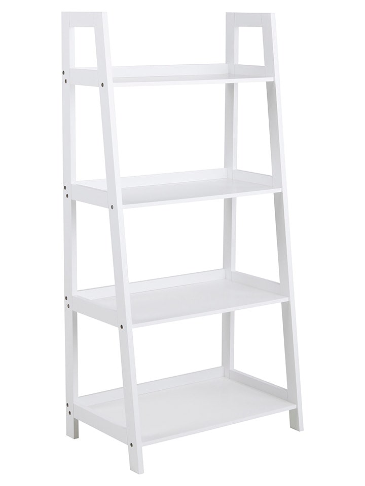 Actona Regał "Wally" w kolorze białym na książki - 63 x 130 x 40 cm rozmiar: onesize