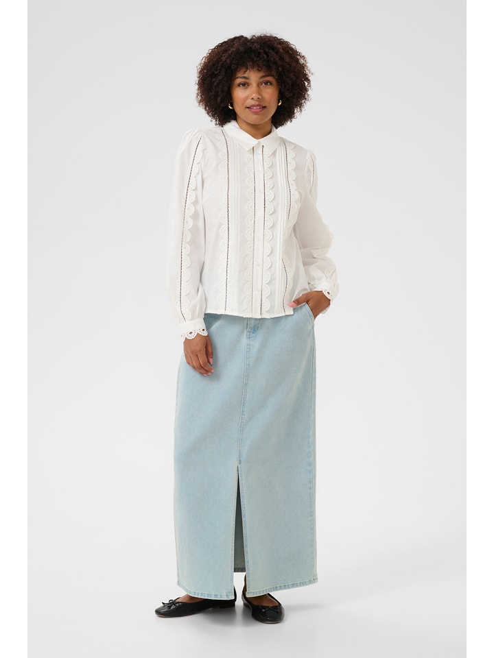 Kaffe Koszula w kolorze białym rozmiar: 42