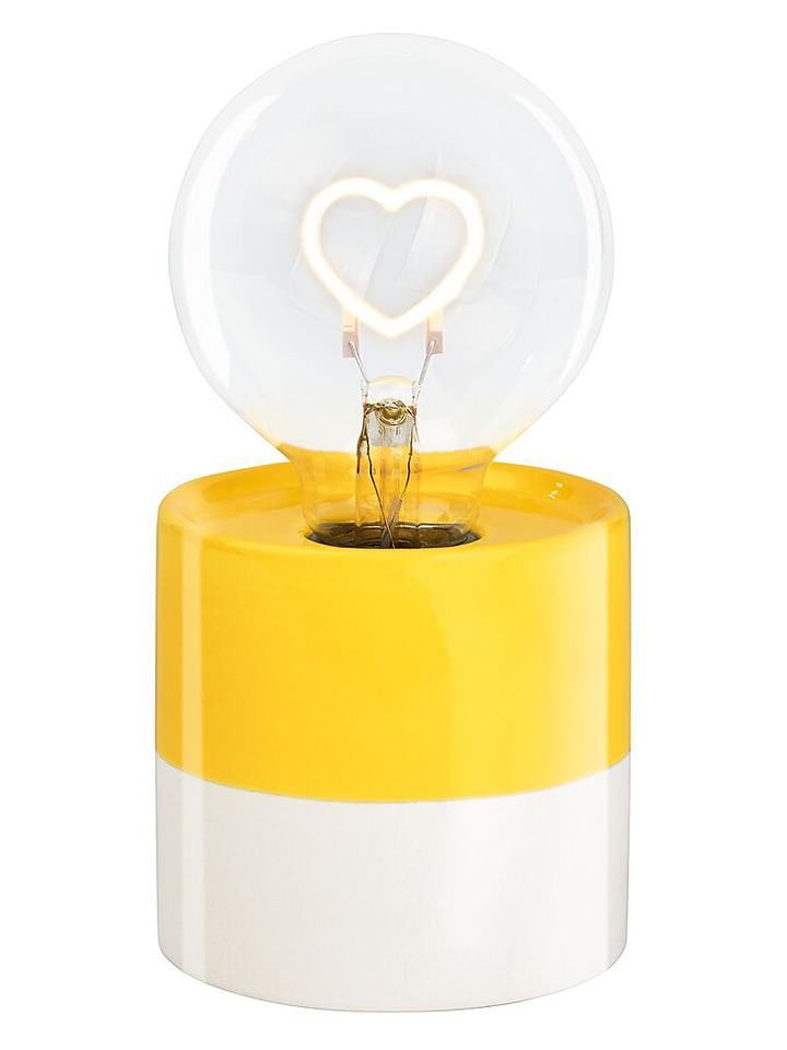 moses. Lampa dekoracyjna LED w kolorze żółtym - wys. 17 cm rozmiar: onesize