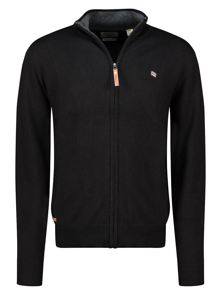 Geographical Norway Kardigan "Fregate" w kolorze czarnym rozmiar: XL
