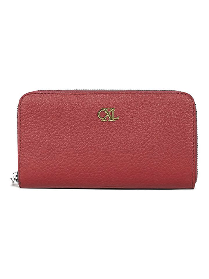 CXL by Christian Lacroix Skórzany portfel "Concorde" w kolorze różowym - 20 x 11 x 2 cm rozmiar: onesize