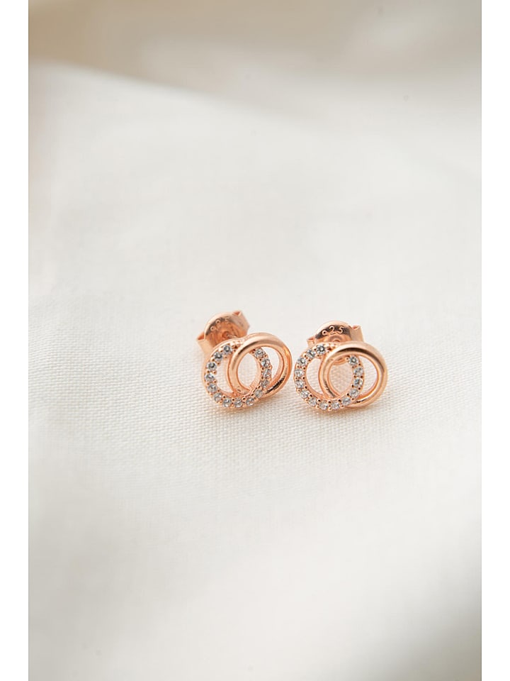 Lodie Silver Srebrne kolczyki-wkrętki z cyrkoniami rozmiar: onesize