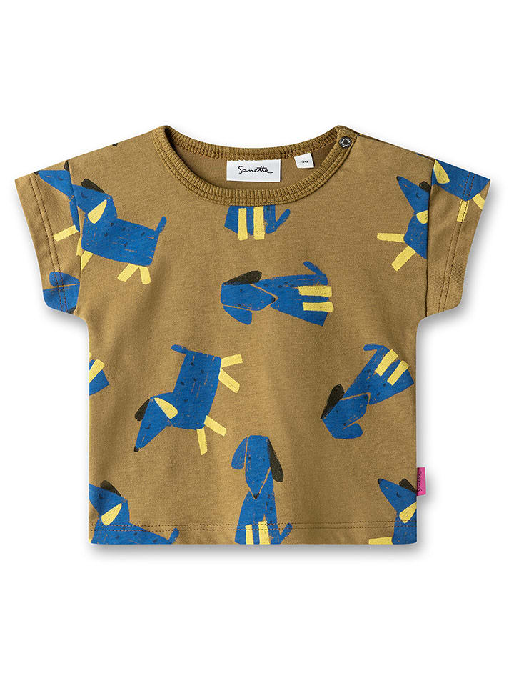 Sanetta Kidswear Koszulka w kolorze khaki rozmiar: 68