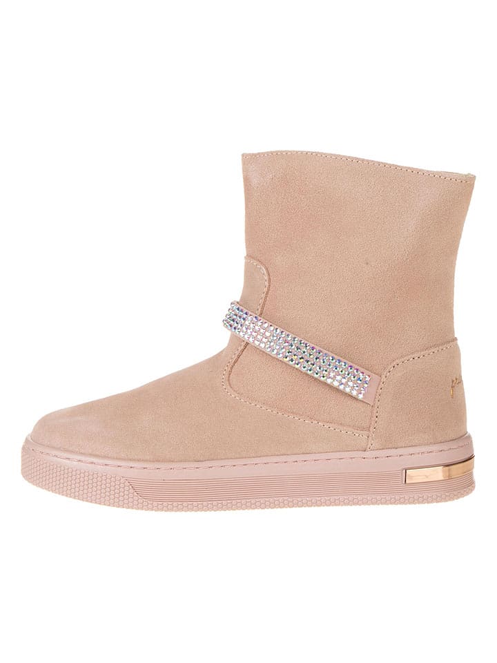 Primigi Skórzane botki "Stylisch" w kolorze jasnoróżowym rozmiar: 32