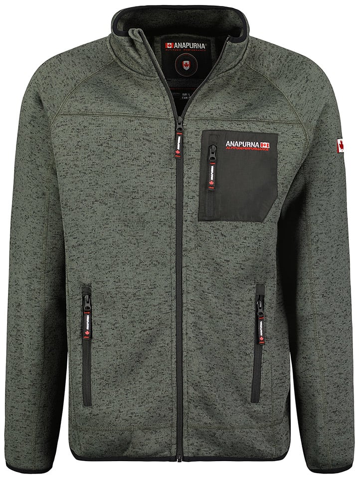 ANAPURNA Kurtka polarowa "Titlana" w kolorze szarym rozmiar: 3XL