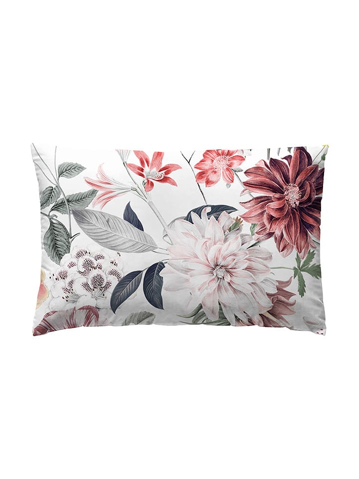 Monsun Poszewka "Alur" w kolorze białym ze wzorem rozmiar: 65x65 cm