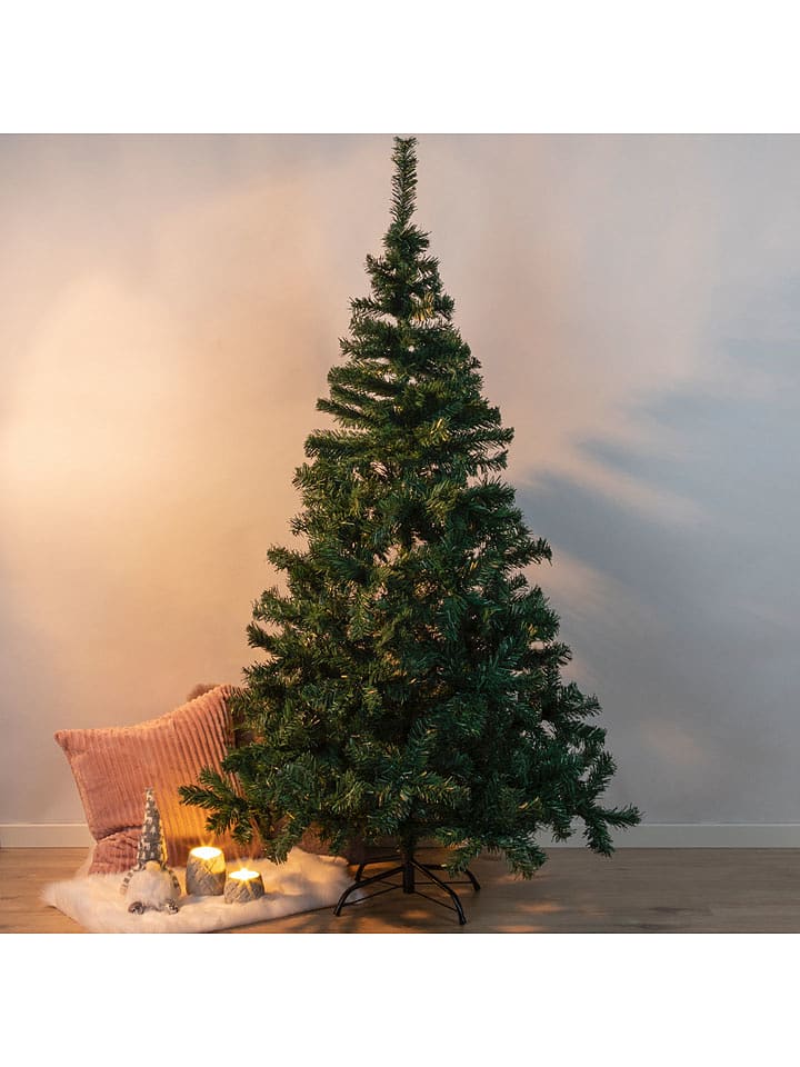 Hollybell Sztuczna choinka "Deluxe" w kolorze zielonym - dł. 210 cm rozmiar: onesize