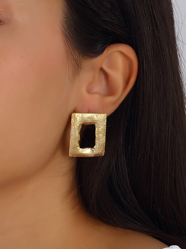 Nakkash Pozłacane kolczyki-wkrętki rozmiar: onesize