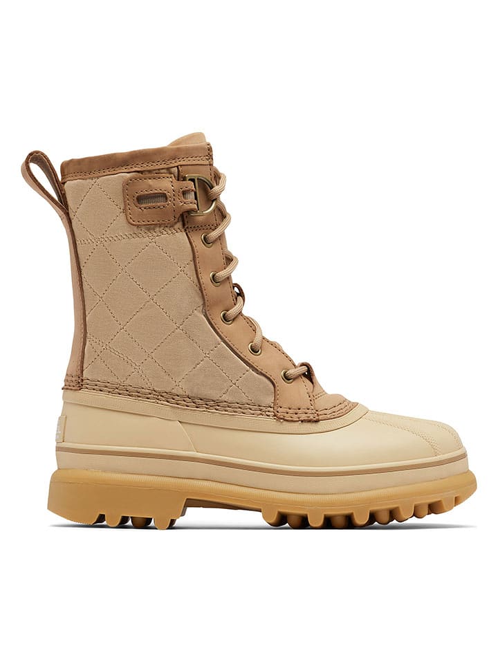 Sorel Skórzane botki zimowe w kolorze jasnobrązowym rozmiar: 39