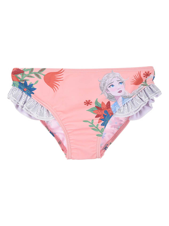 Disney Frozen Kąpielówki "Kraina Lodu" w kolorze jasnoróżowym rozmiar: 128