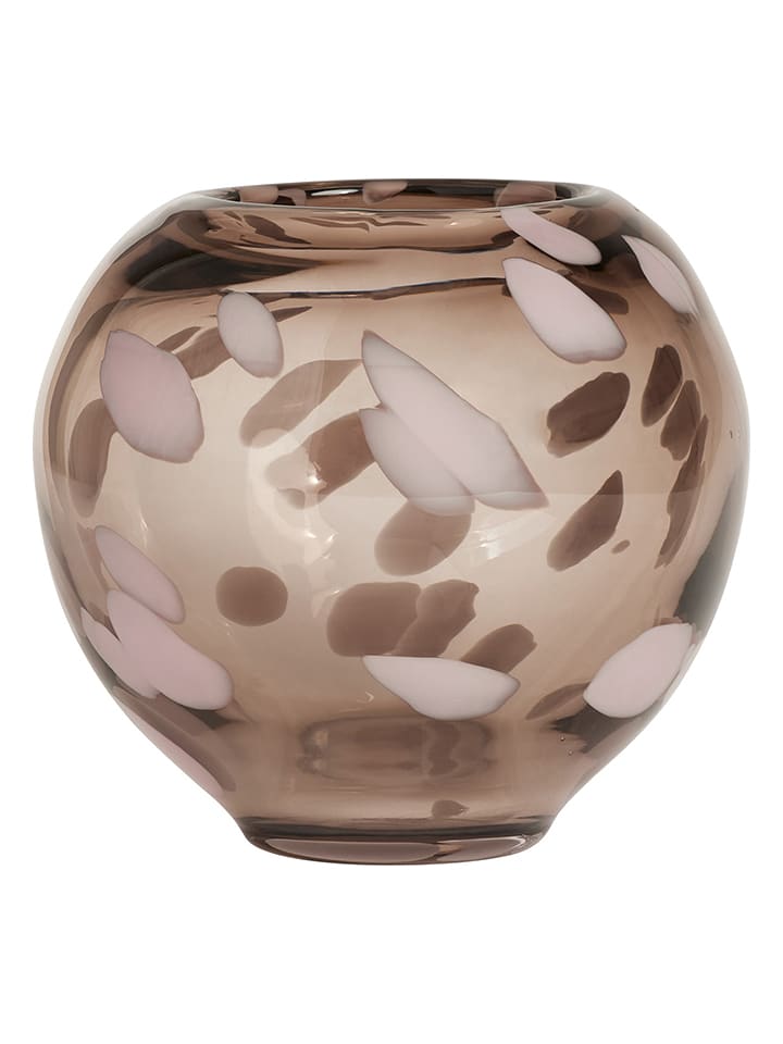 OYOY living design Wazon "Jali" w kolorze brązowym - wys. 13 x Ø 14 cm rozmiar: onesize