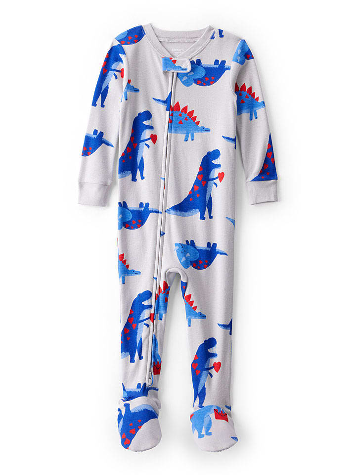 carter's Śpioszki w kolorze szaro-niebieskim rozmiar: 80