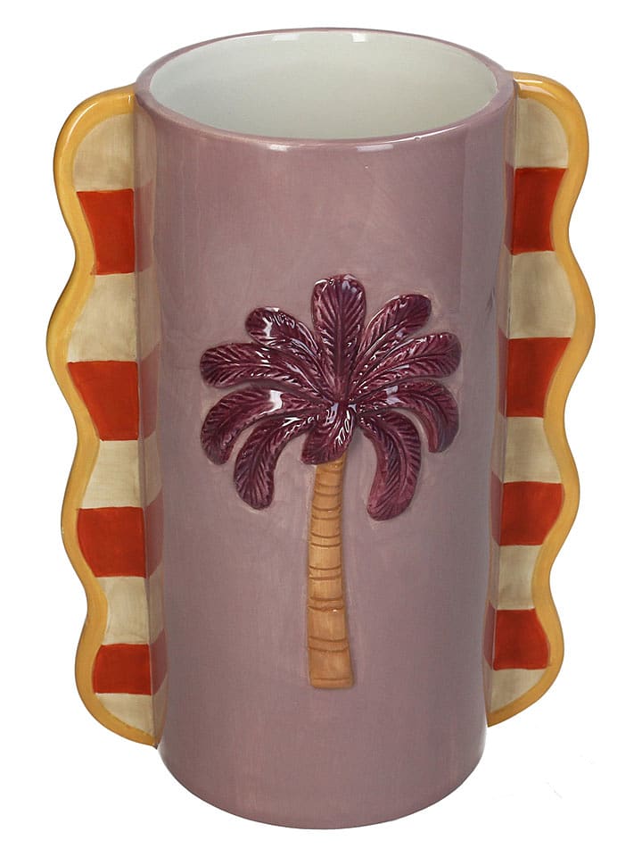 Kersten Wazon "Palm Tree" w kolorze fioletowym - 16,5 x 23,3 x 11,5 cm rozmiar: onesize