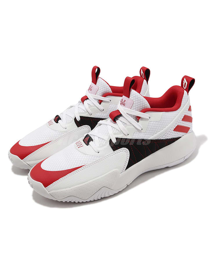 adidas Buty "Dame Certified" w kolorze biało-czerwono-czarnym do koszykówki rozmiar: 42