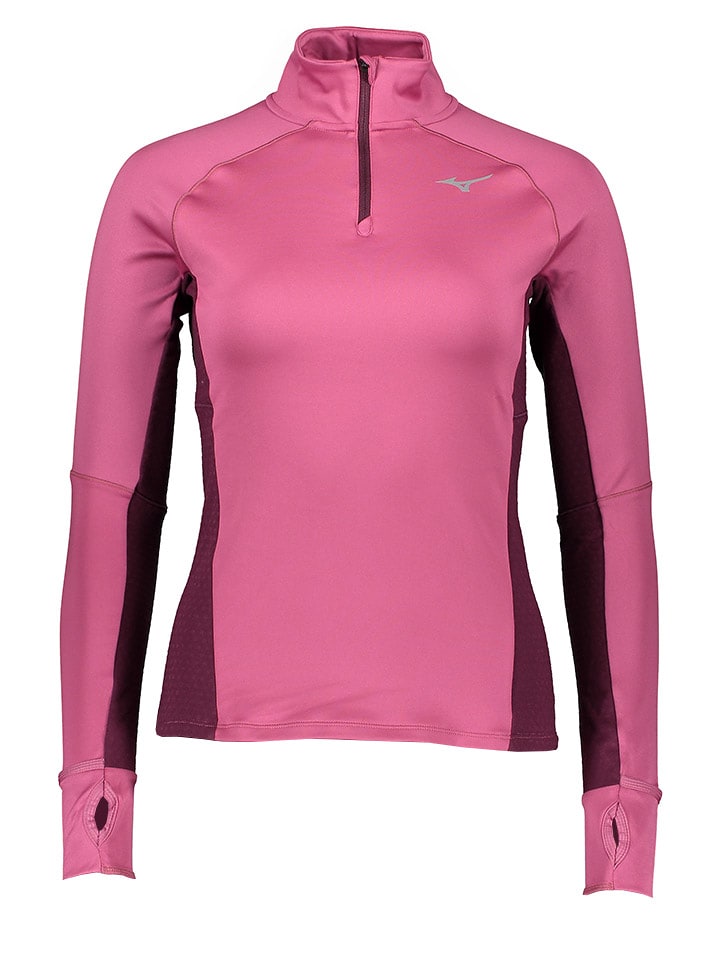 Mizuno Koszulka funkcyjna "Warmalite" w kolorze różowym rozmiar: L