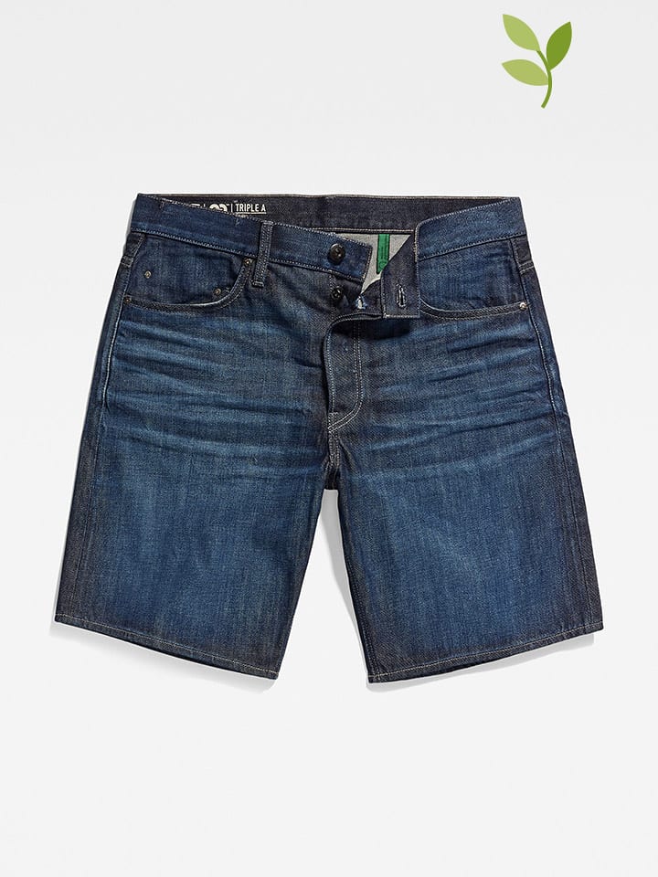 G-Star Bermudy dżinsowe w kolorze granatowym rozmiar: W29