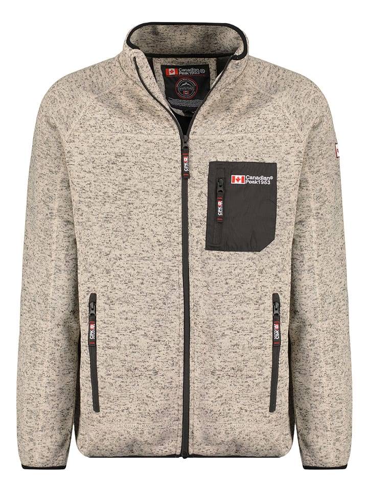 Canadian Peak Kurtka polarowa "Titleak" w kolorze beżowym rozmiar: S