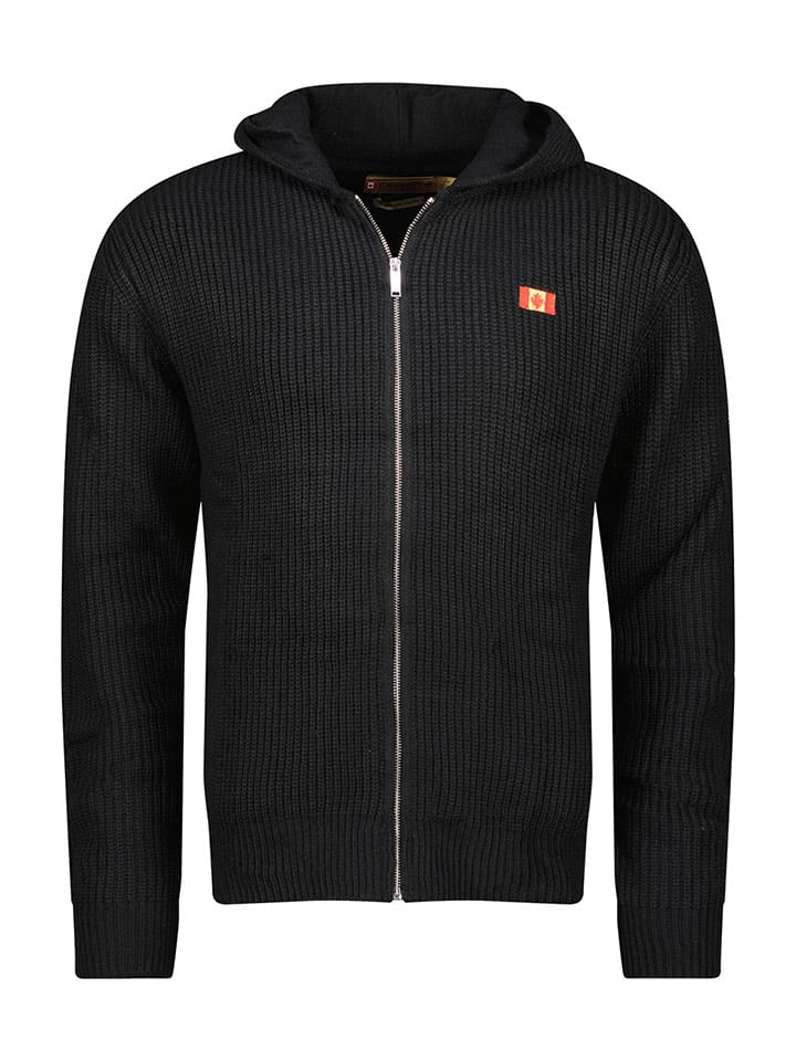 Canadian Peak Kardigan w kolorze czarnym rozmiar: 3XL