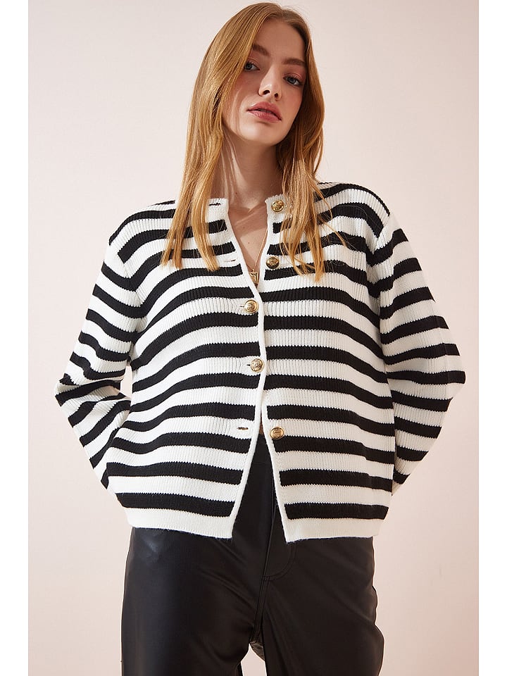 Happiness Istanbul Kardigan w kolorze czarnym rozmiar: onesize