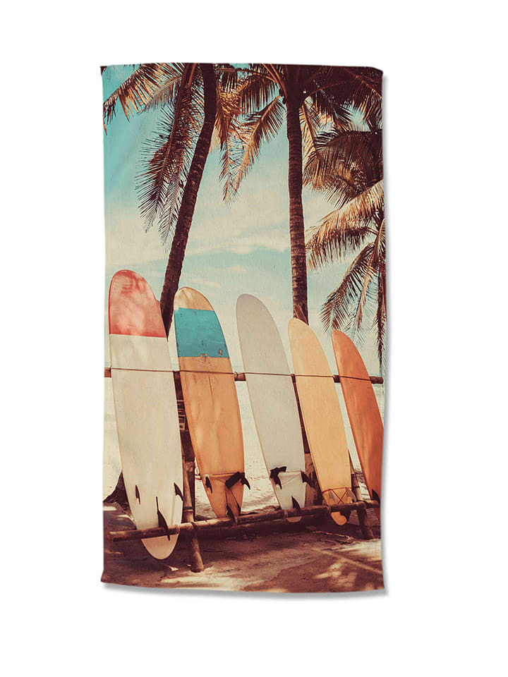 Good Morning Ręcznik plażowy "Vintage Surf" ze wzorem rozmiar: 100x180 cm