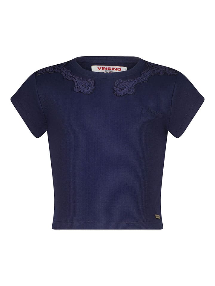 Vingino Koszulka "Jinthe" w kolorze granatowym rozmiar: 164
