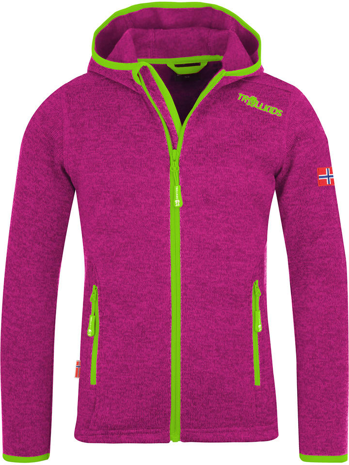 Trollkids Kurtka polarowa "Jondalen XT" w kolorze różowym rozmiar: 176