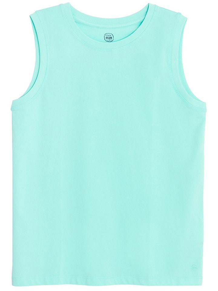 COOL CLUB Top w kolorze turkusowym rozmiar: 164