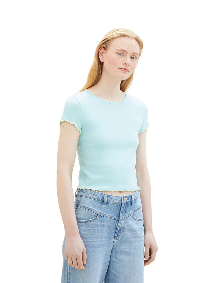 Tom Tailor Koszulka w kolorze błękitnym rozmiar: XXL