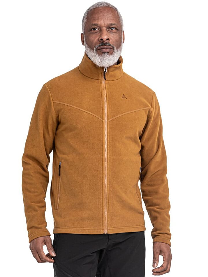 Schöffel Kurtka polarowa "Qutang" w kolorze musztardowym rozmiar: 50