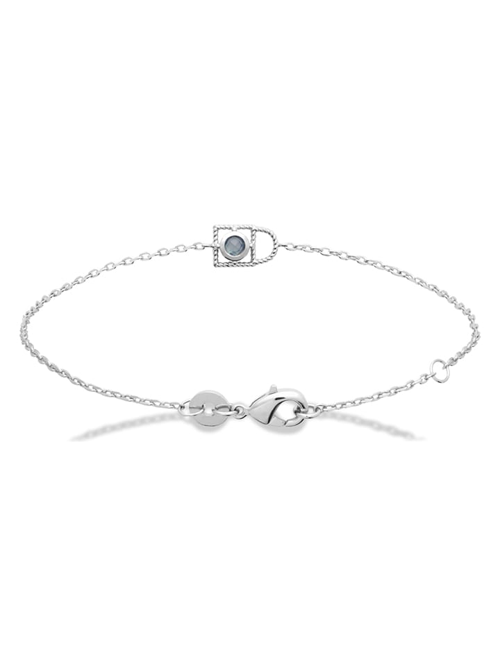 L'Atélier Précieux Srebrna bransoletka z elementem ozdobnym rozmiar: onesize