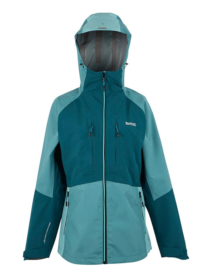 Regatta Kurtka funkcyjna 3w1 "Carletta" w kolorze turkusowym rozmiar: 36