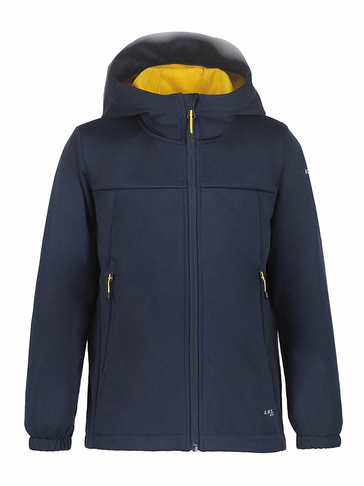Icepeak Kurtka softshellowa "Kline" w kolorze granatowo-żółtym rozmiar: 116