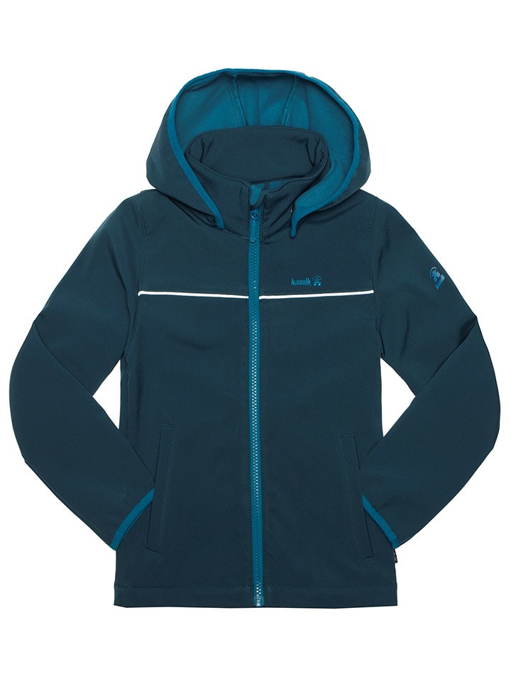 Kamik Kurtka softshellowa "Jarv" w kolorze morskim rozmiar: 128