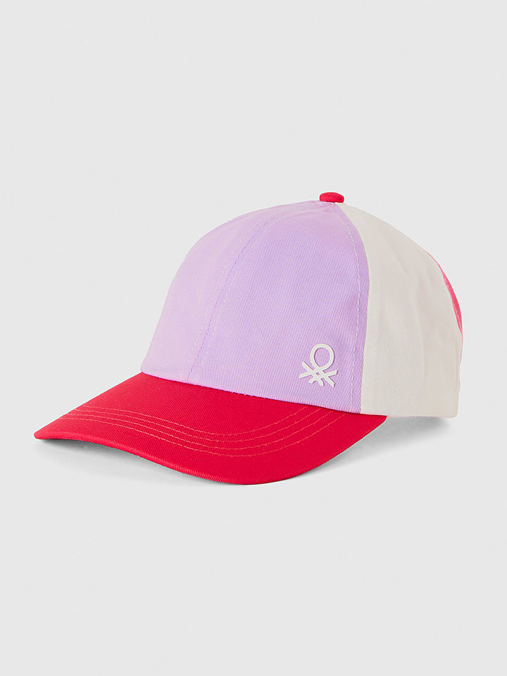 Benetton Czapka w kolorze czerwono-fioletowym rozmiar: 122