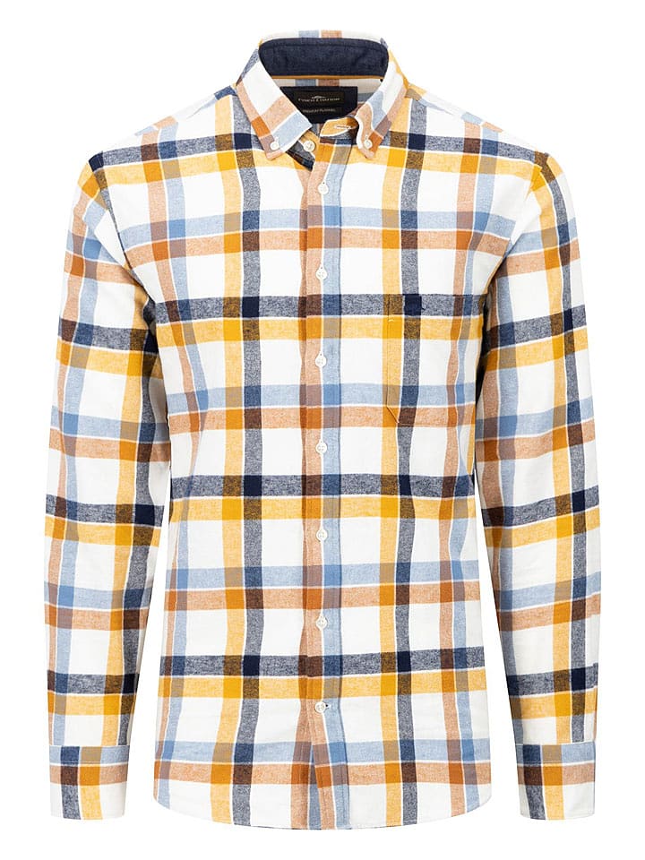 FYNCH-HATTON Koszula w kolorze granatowo-biało-żółtym rozmiar: XXL