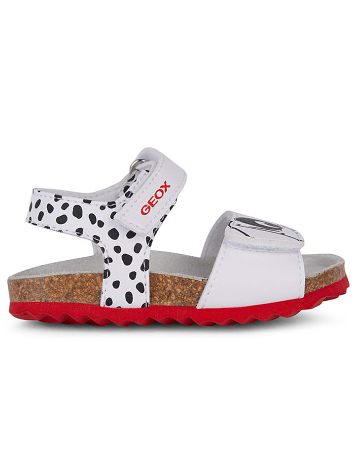 Geox Sandały "Chalki" w kolorze białym rozmiar: 25