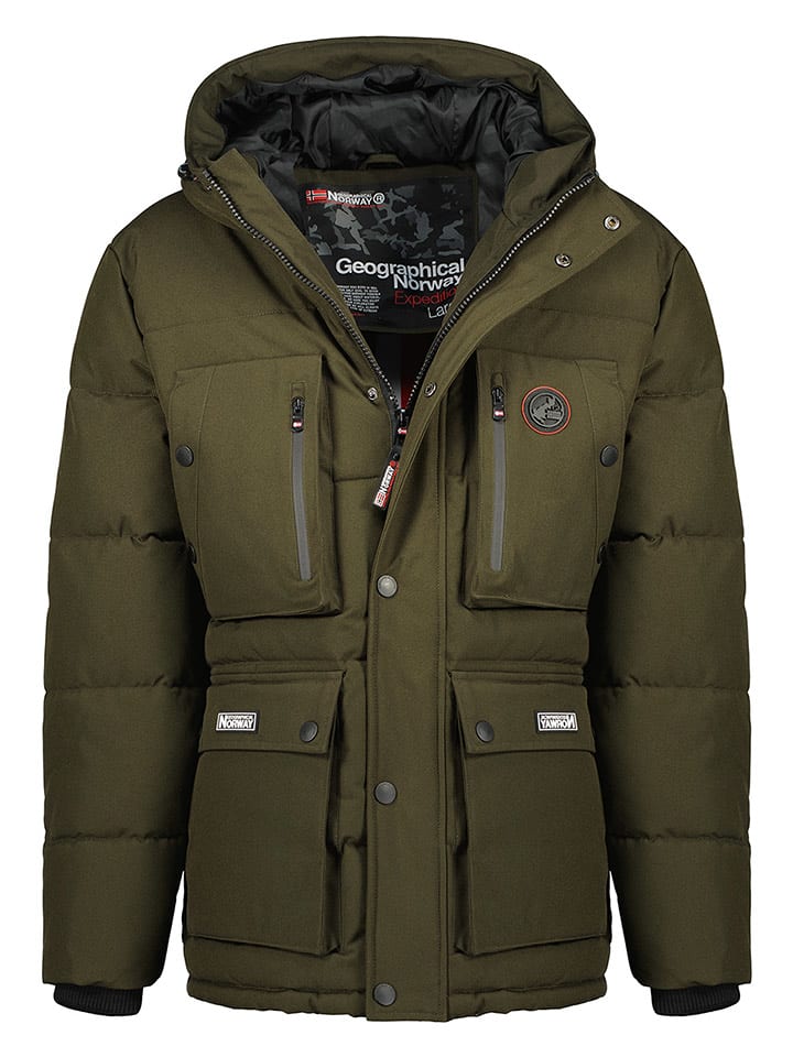 Geographical Norway Parka w kolorze khaki rozmiar: S
