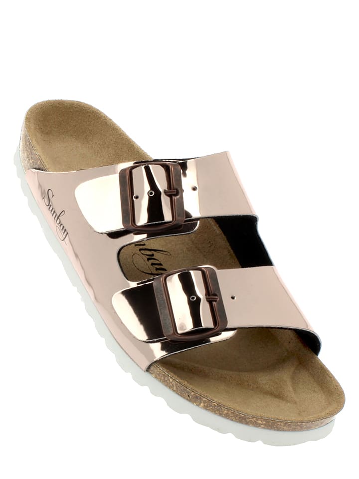 Sunbay Klapki "Trefle" w kolorze różowozłotym rozmiar: 38