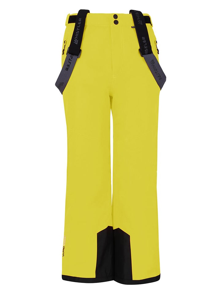 Whistler Spodnie narciarskie "Fairfax" w kolorze żółtym rozmiar: 128