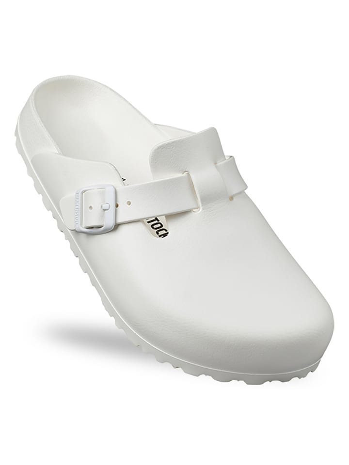 Birkenstock Chodaki "Boston" w kolorze białym rozmiar: 39