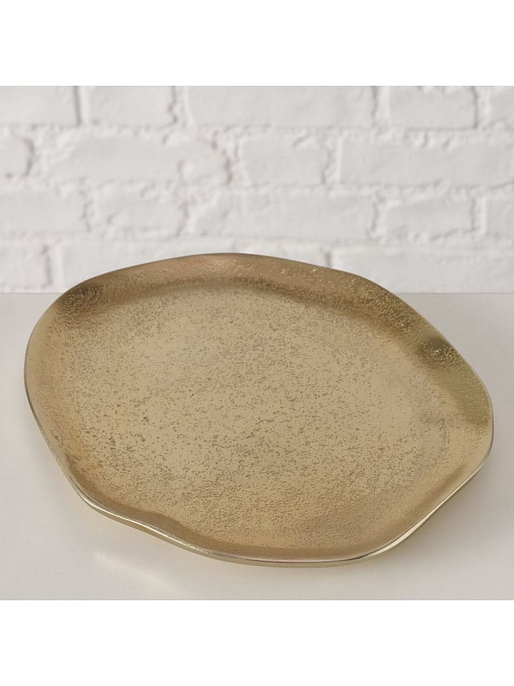 Boltze Taca "Organic" w kolorze złotym - Ø 19 cm rozmiar: onesize
