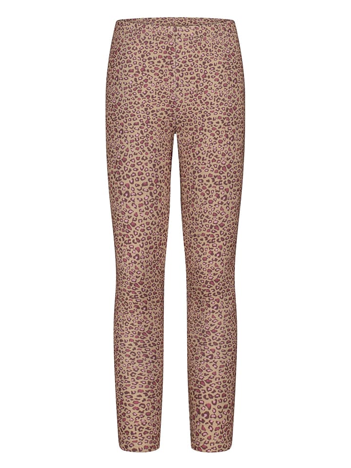 Topo Legginsy termiczne w kolorze beżowo-jasnobrązowym rozmiar: 158