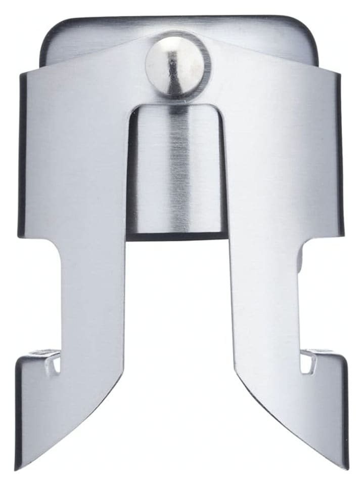 BarCraft Zatyczka w kolorze srebrnym do butelki - wys. 5 x Ø 4 cm rozmiar: onesize