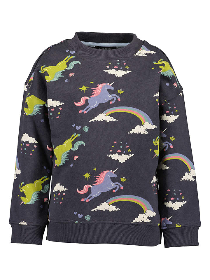 Blue Seven Bluza w kolorze antracytowym rozmiar: 104