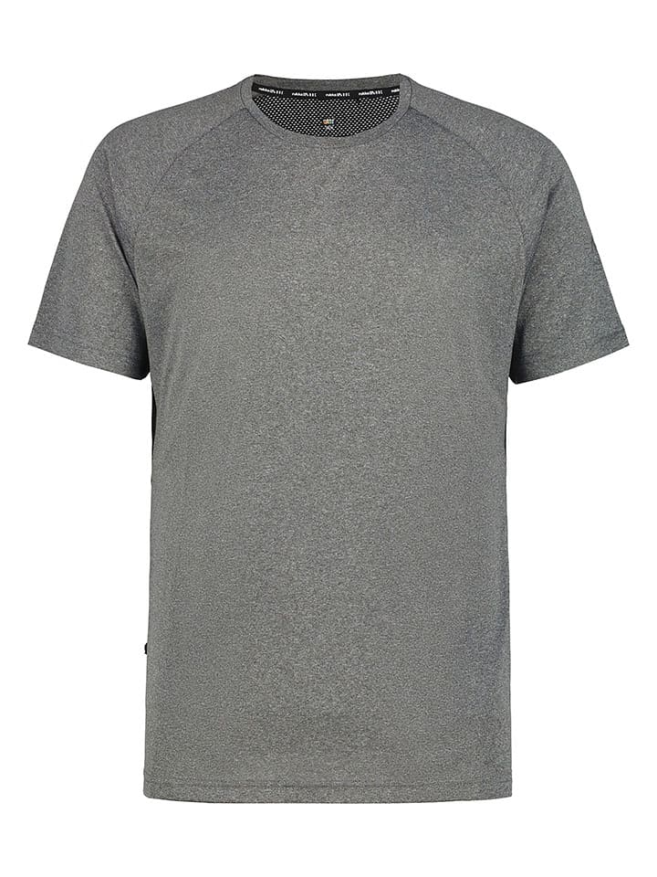 rukka Koszulka funkcyjna "Maavesi" w kolorze czarno-szarym rozmiar: L